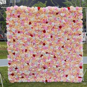 Hydrangea Rose Stil 5D Stoff Hintergrund Blumenwand, Künstliche Blumenwand Hintergrundwand, Verwendet Für Hochzeitsrequisiten, Hochzeitsarrangements, Fensterdekoration In Einkauf