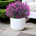 voor buiten, 12 bundels lavendel, , weerbestendige balkonplanten, kunstplanten, struiken voor buiten, binnen, balkon, balkonbak, bloembak, fuchsia