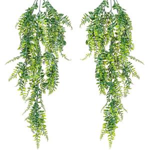 Kunstmatige hangplant, formaat en set naar keuze, set van 2, 120cm
