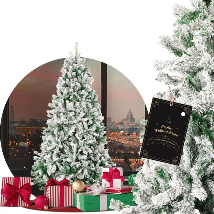 TAB Kunstkerstboom, dennenboom, Kerstmis, kerstboom met pvc sneeuwnaalden