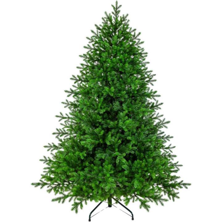 Altair Kunstkerstboom, 215 cm, klassiek groen, 1216 takken, 100% PE-punten, inclusief metalen standaard