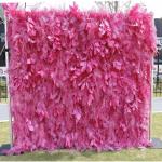 Blumen-Wandpaneel-Set, Künstlicher Wandblumen-Hintergrund, 3D-Seiden-Hortensien-Rosen-Blumenpaneel Für Fotohintergrund, Zuhause, Party, Hochzeit, Hintergrunddekoration(2M*3M)