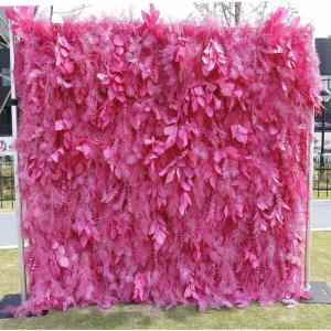 Blumen-Wandpaneel-Set, Künstlicher Wandblumen-Hintergrund, 3D-Seiden-Hortensien-Rosen-Blumenpaneel Für Fotohintergrund, Zuhause, Party, Hochzeit, Hintergrunddekoration(3M*3M)
