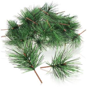 50 x strooidecoratie, decoratieve dennentakken om te strooien, decoratieve takken als knutselbenodigdheden, verfraait geschenken en potpourris (50 stuks, dennentakken)