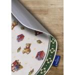 Design tapijt Nostalgic rond - Toy's Delight - kerstboomdeken, kerstboom en kerstboom voor woonkamer, slaapkamer, eetkamer, hal - groen, meerkleurig, 150 cm