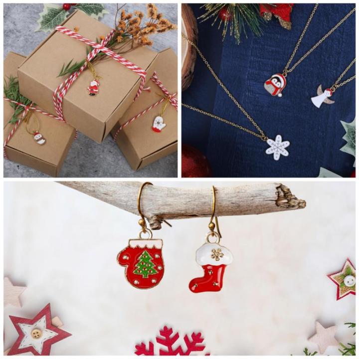 72 Pak Hangende Miniatuur Kerst Ornamenten - Mini Metalen Xmas Figuren voor DIY Hobby & Kerstboom Decoratie - Bevat Sneeuwpop, Kerstman, Bellen, Sneeuwvlokken en Meer