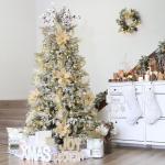 Onbreekbare doorzichtige plastic van 60 mm met glitterschilderij, transparant, doorzichtige kristallen , kerstboomdecoraties (30 stuks, goud)