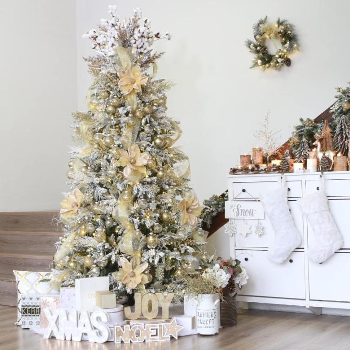 Onbreekbare doorzichtige plastic van 60 mm met glitterschilderij, transparant, doorzichtige kristallen , kerstboomdecoraties (30 stuks, goud)