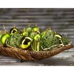 Set met boompiek, 101-delig, kerstboomversiering