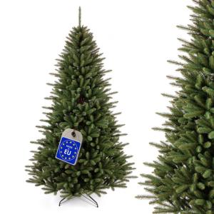 Naturgetreuer Weihnachtsbaum mit Qualität und Langlebigkeit I 180 cm I Made in EU I Künstlich mit Metallständer I Ideal für Festliche Freude Jahr für Jahr (Naturgetreue Spritz