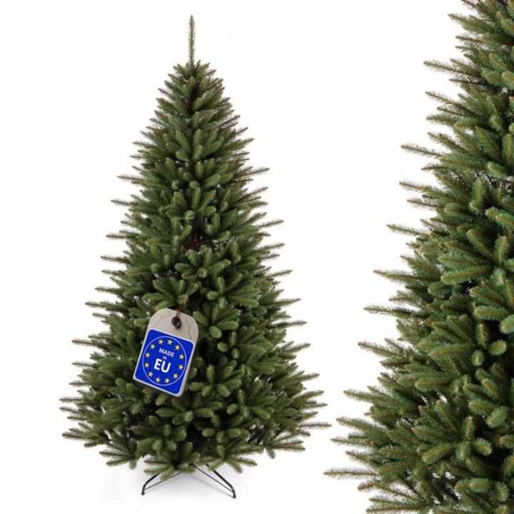 Naturgetreuer Weihnachtsbaum mit Qualität und Langlebigkeit I 180 cm I Made in EU I Künstlich mit Metallständer I Ideal für Festliche Freude Jahr für Jahr (Naturgetreue Spritz