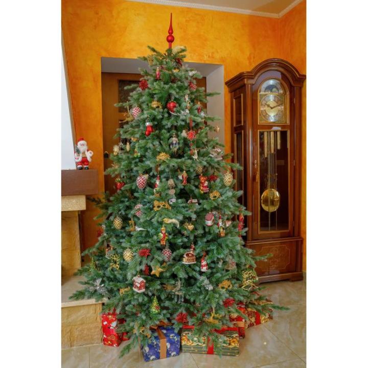 Canadese kunstkerstboom, 180 cm, eenvoudig te monteren, gemaakt in de EU, prachtige boompieken van 100% PE, zeer natuurlijk uitziende boom