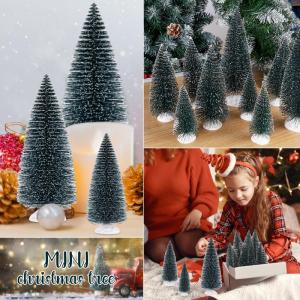 15 stuks mini-kerstboom, kunstkerstboom, 10/15/20 cm, voor kerst-, tafel- en doe-het-zelfdecoraties