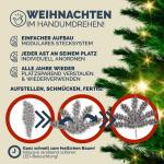 Kerstboom 150 cm LED Kerstverlichting Standaard Kunstkerstboom PE Groen