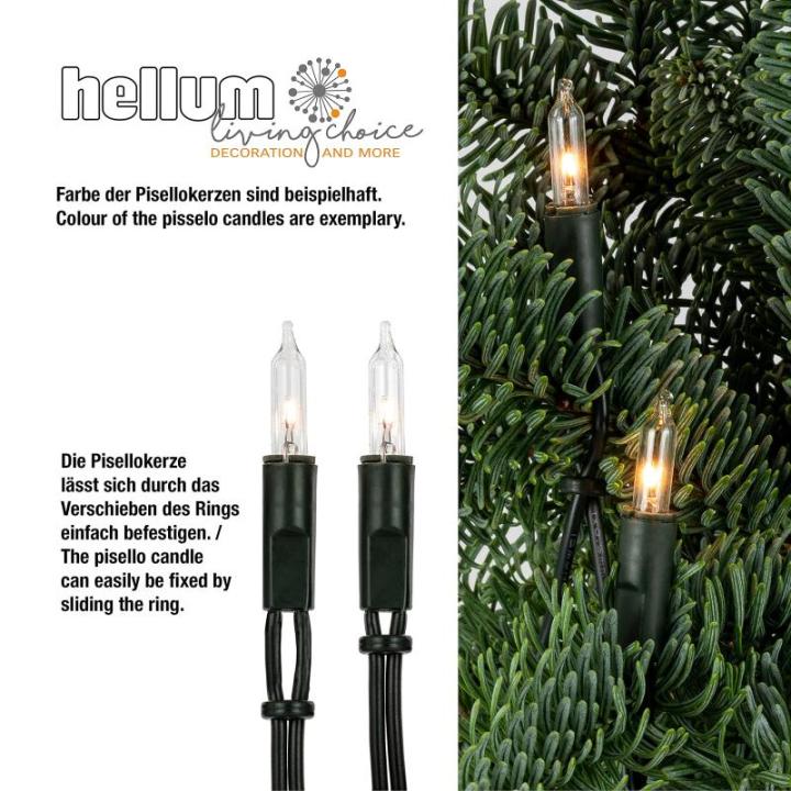 832075 Lichtsnoer voor , 20 lampjes, 2,85 m, kerstverlichting, gekleurd, mini-lichtketting voor ramen, kerstdecoratie, kaarsen lichtketting met stekker, lichtsnoer, stopcontact, me