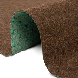 Pemba Grastapijt kunstgras, bruin, hoogte: 6 mm, kunstgrastapijt met noppen, weerbestendig, sneldrogend, outdoor, balkon, terras en tuin, 100 x 870 cm