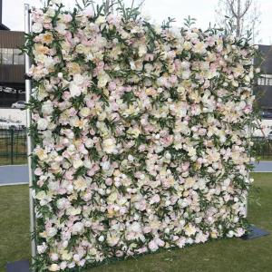 5D-Kunstblumenwand-Hintergrundwand, Gefälschter Blumenrosenhintergrund Mit Hoher Dichte Eignet Sich Für Hochzeitsdekoration, Bühnenlayout Für Fotohintergrund Home Party Wedding