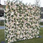 5D-Kunstblumenwand-Hintergrundwand, Gefälschter Blumenrosenhintergrund Mit Hoher Dichte Eignet Sich Für Hochzeitsdekoration, Bühnenlayout Für Fotohintergrund Home Party Wedding