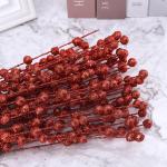 150 Stück Künstliche Weihnachtsbeeren-Picks, Glitzernde Beerenzweige für Winter, Weihnachten, Küche, Party, Tafelaufsatz, Blumendekoration (6)