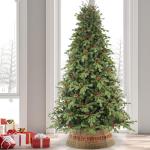 Kerstboom kraag boerderij kerstboom decoraties boom rok kerstboom basis ring (rood)
