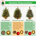 60cm Mini Künstlicher Weihnachtsbaum mit 30 LEDs Klein Tannenbaum mit Ständer PVC + PE Spitzen Christbaum für Weihnachten, Halloween, Hochzeit, Party (Schnee + Kiefernzapfen + B