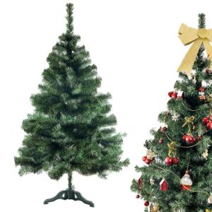 Realistische Kunstmatige Kerstboom Fir Xmas Tree | Afmeting: 150 cm | Feestdagdecor | Diepgroene Dichte Takken Stabiele Stand | Binnen & Buiten