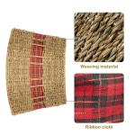 Kerstboom kraag boerderij kerstboom decoraties boom rok kerstboom basis ring (rood)