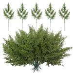 45 stuks kunstdennentakken, 30 cm, kunstdennentakken, kunstdecoratie, net als echte decoratie, kerst, strooidecoratie, dennengroen, voor adventskrans, winter, kerstkrans, decoratie