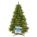 Pure Living Kunstkerstboom, 215 cm, natuurgetrouwe spuitgietelementen, kunstkerstboom met houten standaard en opbergtas