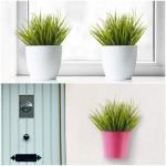 6 Pak Artificieel Plastic Tarwegras Planten – Realistisch Nep Binnen/Buiten Groene Bosjes Voor Huis, Kantoor, Tuin & Keuken – Hangbosjes Voor Huwelijk, Tafel Decor en Veranda