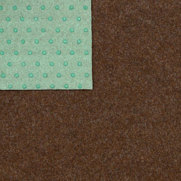 Pemba Grastapijt kunstgras, bruin, hoogte: 6 mm, kunstgrastapijt met noppen, weerbestendig, sneldrogend, outdoor, balkon, terras en tuin, 100 x 210 cm