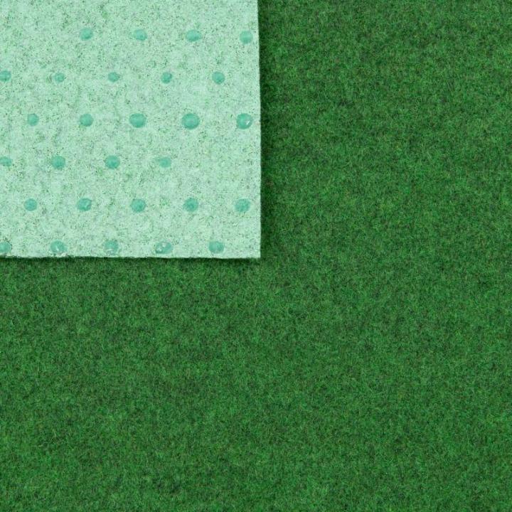 Pemba Kunstgras, groen, hoogte: 6 mm, kunstgrastapijt met noppen, weerbestendig, sneldrogend, outdoor, balkon, terras en tuin, 100 x 160 cm