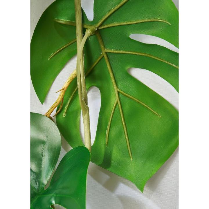 Set van 2 Split Philodendron-slinger, 104 cm, groen