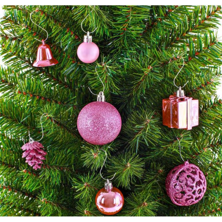 Set met boompiek, 101-delig, kerstboomversiering
