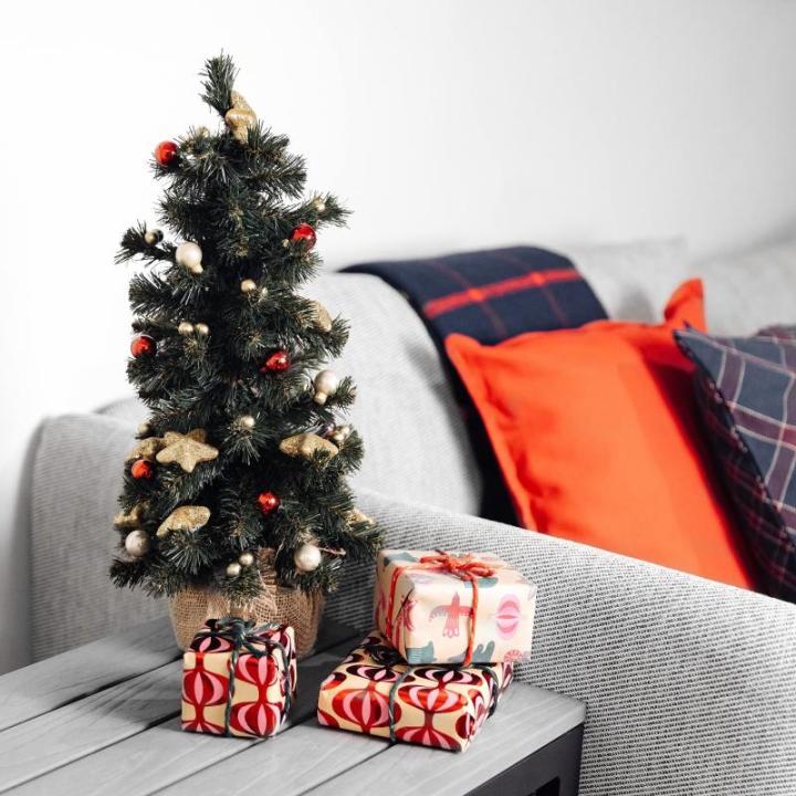 Kunstmatige Xmas Tree | Size 40 cm | Miniatuur kleine kegel | voor tabel Desk Office | Indoor Outdoor | DIY Decoratie Gift