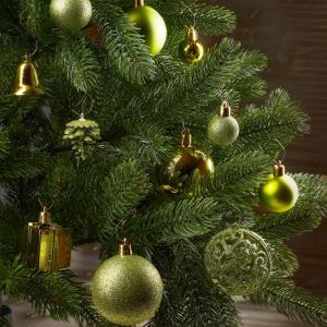 Set met boompiek, 101-delig, kerstboomversiering