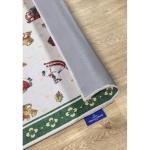 Design tapijt Nostalgic - Toy's Delight - kerstboomdeken, kerstboom voor woonkamer, slaapkamer, eetkamer, hal - groen meerkleurig, 160 x 230 cm