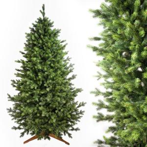 Kunstkerstboom, 120 cm, natuurgetrouwe 100% spuitgietkerstboom met houten standaard, made in EU, kunstkerstboom