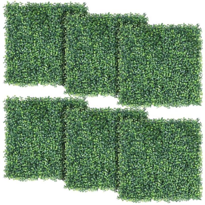 12 stuks plantenwand, klimop, inkijkbescherming, uv-bescherming, 50 x 50 cm, uv-bescherming, , heggenplanten, windbescherming, decoratie voor muur, balkon, tuin, groen